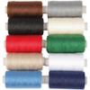 Bestlivings Sewing Thread – 10 Spools, 500 m Each, Mixed Colors, Ne 40/2 view 3