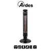 Ardes CAIO Tower Heater with Carbon Fiber Lamp, 2 Power Levels (400/1000 W), Automatic Oscillation, Metal Structure and Tip-Over Safety System view 4