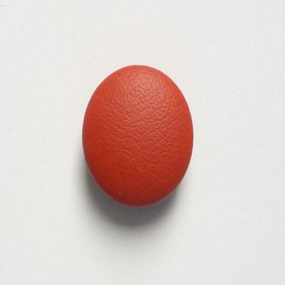 Nhstbl Button 28 mm Red, High-Quality Faux Leather