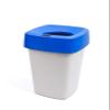RothoPro Modo Square Bin 60 L Without Lid, BPA-Free PP Plastic, Gray view 3