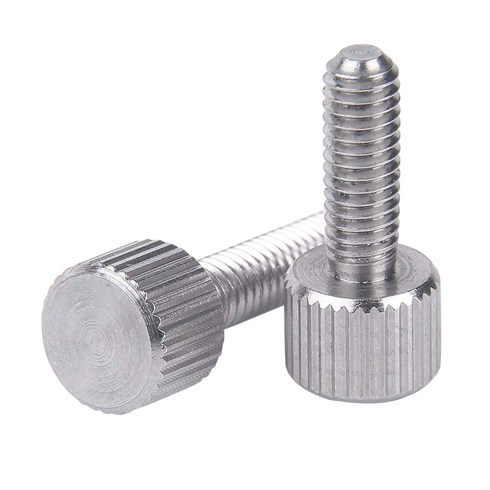 Yudesun 5–15-Piece Stainless Steel Knurled-Head Thumb Screws, M2–M6
