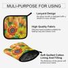 MNSRUU Sunflower Oven Mitts and Pot Holders, Non-Slip, Heat-Resistant view 4