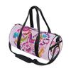 MONTOJ Large Sports Bag with Heart Pattern, Pink view 3