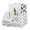 EXERZ Mesh Metal Desk Organizer with Pen Holder, 7 Compartments view 1