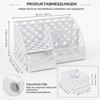 EXERZ Mesh Metal Desk Organizer with Pen Holder, 7 Compartments view 2
