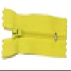Non-separable Plastic Zipper 8 cm Lemon Yellow view 1