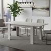 Dmora Extendable Dining Table, Modern Extendable Console, 160/220 x 88 x H80 cm, White view 1