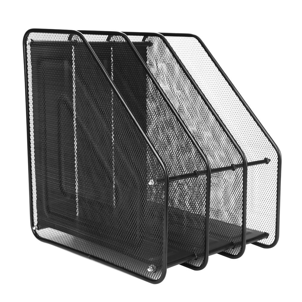 Metal Desktop Organizer with 3 or 4 Compartments