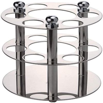zaizai 6-Hole Toothbrush Holder, Polished 304 Stainless Steel