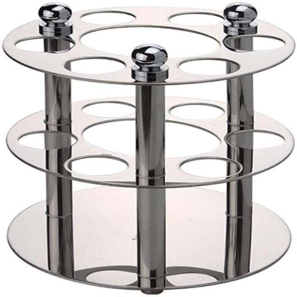 zaizai 6-Hole Toothbrush Holder, Polished 304 Stainless Steel