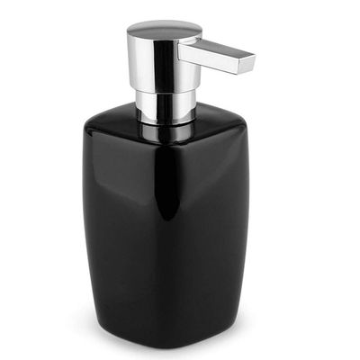 XXXXW Refillable Ceramic Soap Dispenser, Black
