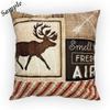 BAGEYOU Rustic Nautical Anchor Pillow Cover, “Home is Where We Drop Our Anthor,” 40.6 x 40.6 cm view 3