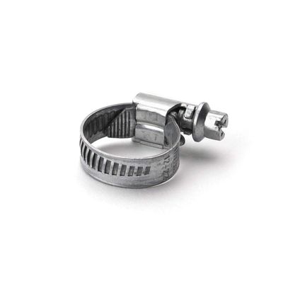 10 Lüdecke HS 120 steel worm-drive hose clamps, 100–120 mm