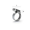 10 Lüdecke HS 120 steel worm-drive hose clamps, 100–120 mm view 2