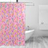 Pink Donuts Glaze Pattern Shower Curtain, 66 x 72 in view 2