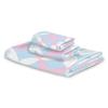 MONTOJ Bath Towel, Hand Towel, Clover Pattern, 3-Piece Set view 1