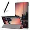 Artfeel Case for Samsung Galaxy Tab S7 Plus 12.4-inch 2020 T970/T975, Ultra-Thin PU Leather Folio Cover, Twilight view 1