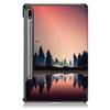 Artfeel Case for Samsung Galaxy Tab S7 Plus 12.4-inch 2020 T970/T975, Ultra-Thin PU Leather Folio Cover, Twilight view 3