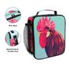 MONTOJ Insulated Lunch Bag, Rooster Design, Waterproof view 2