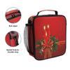 MONTOJ Insulated Lunch Bag with “Merry Christmas” Print, Waterproof, Ice Pack view 2