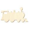 Wooden Locomotive V2 for Crafts and Décor, 5–50 cm, 1 Piece, 5 cm Wide view 1