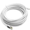 System-S USB 2.0 Cable, 13 m, Micro-B to USB-A, White view 1