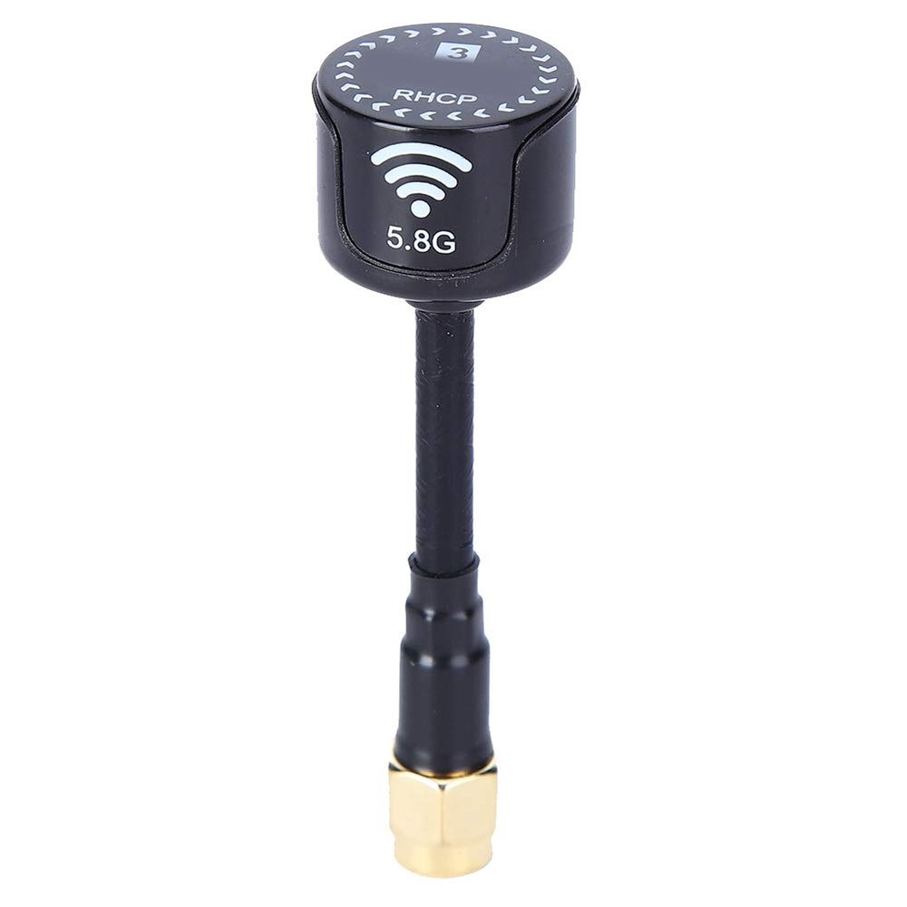 5.8 GHz 3 dBi RHCP High-Gain Antenna for Racing Drones, Black RP-SMA Female