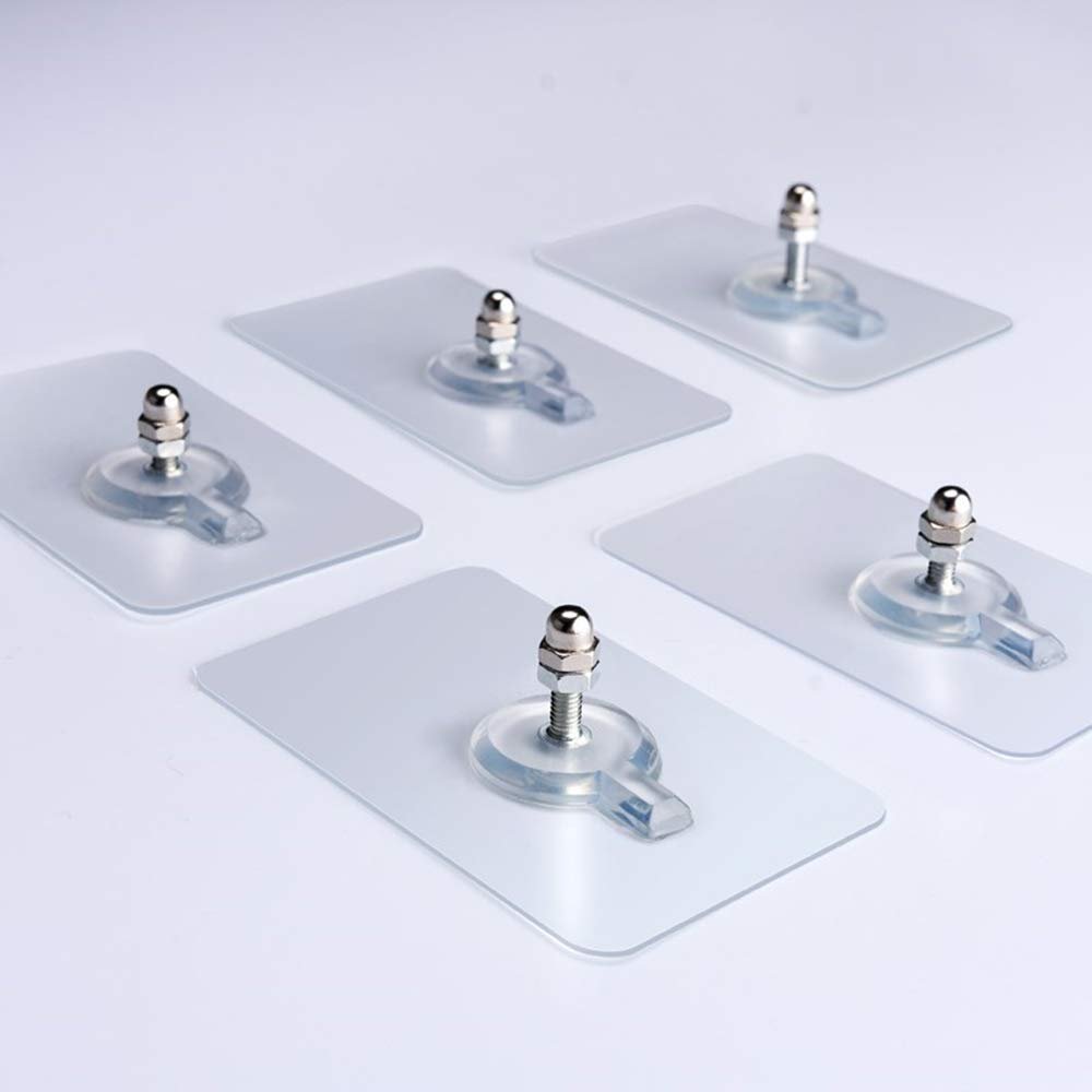 CULER PVC Strong Adhesive Nails - Seamless Wall Hooks