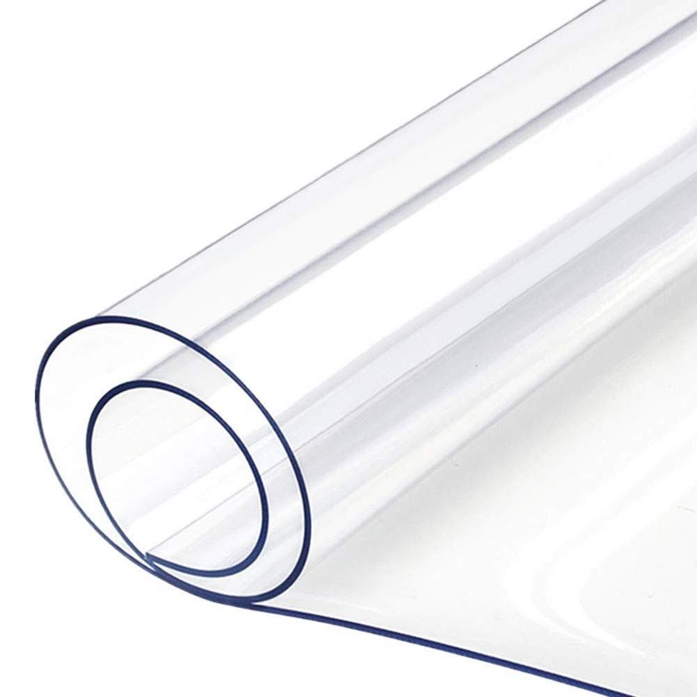 HYCH 1 mm Transparent PVC Floor Protection Mat, Non-Slip, 70 x 90 cm