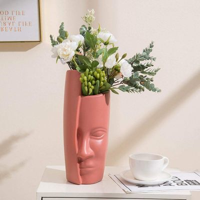 European Creative Unbreakable Plastic Vase, Pink