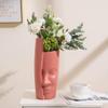 European Creative Unbreakable Plastic Vase, Pink view 1