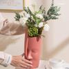 European Creative Unbreakable Plastic Vase, Pink view 3
