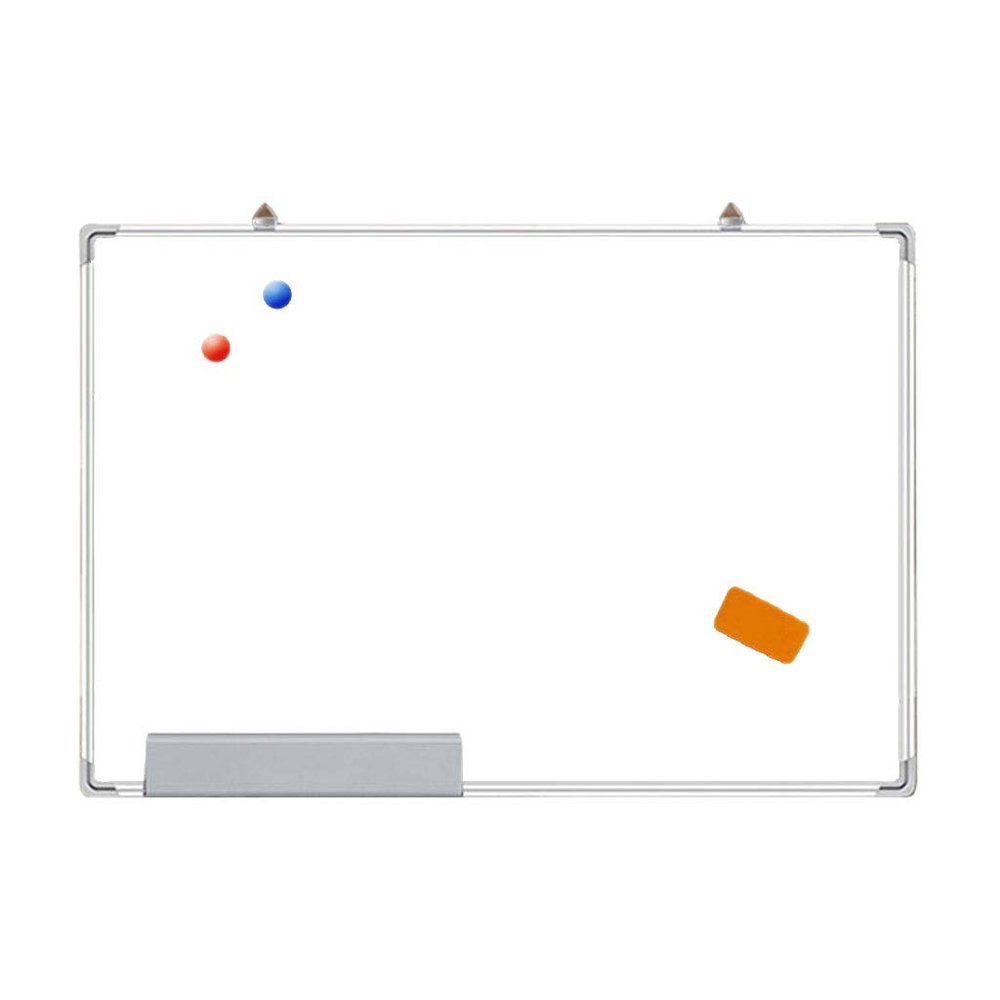 RENRUIRUI Hanging Double-Sided Whiteboard with Aluminum Alloy Frame, Message Memo Board for Training, Home, School, and Teaching (Size: 80 × 100 cm)