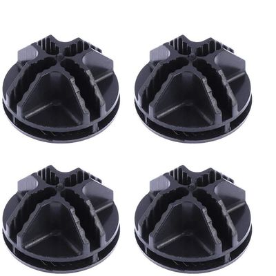 Sitrda Black Plastic Connectors for Modular Cabinets, 20 Pieces