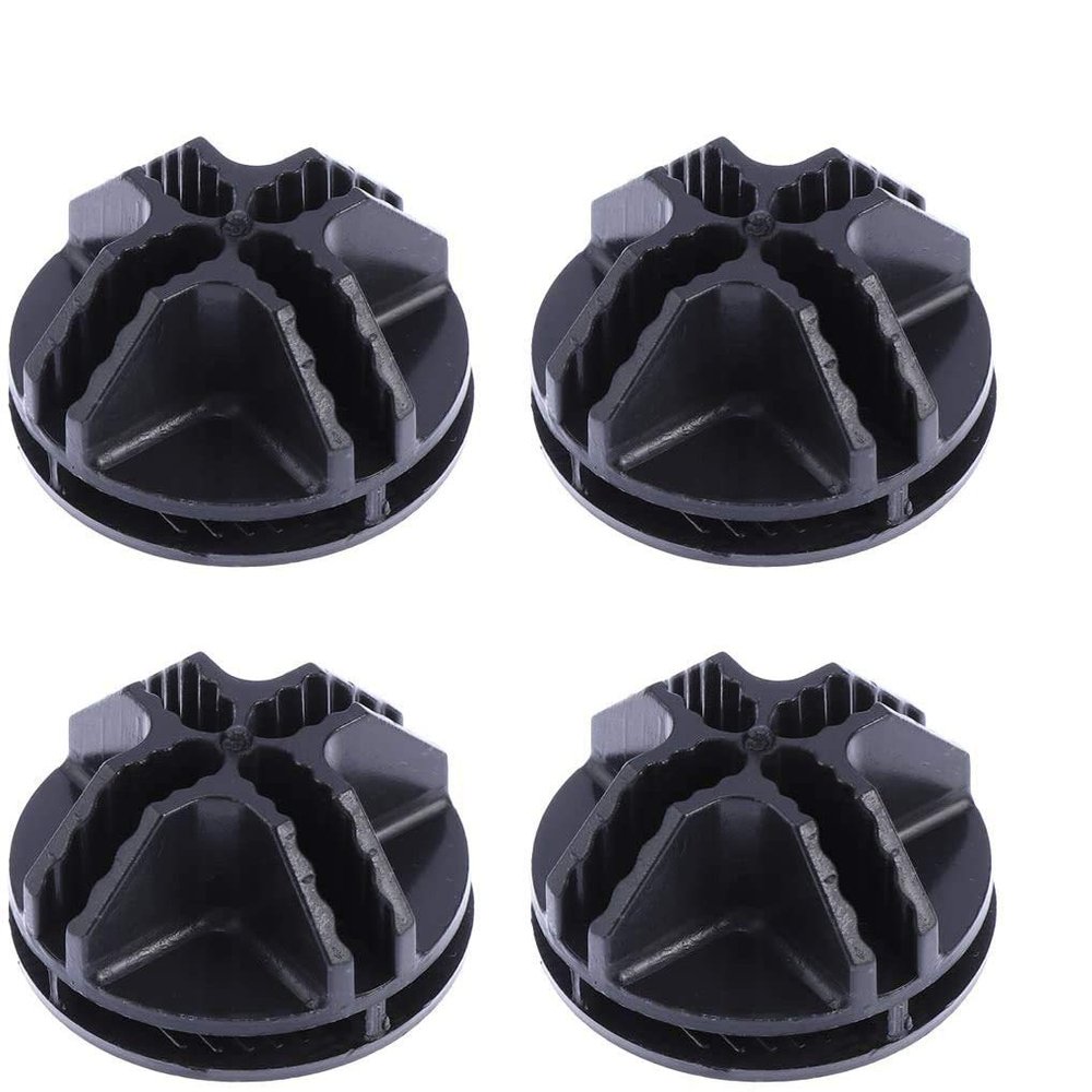Sitrda Black Plastic Connectors for Modular Cabinets, 20 Pieces
