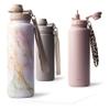 MAMEIDO Insulated Bottle with Straw, 1.2 L (Pearl Marble) view 1
