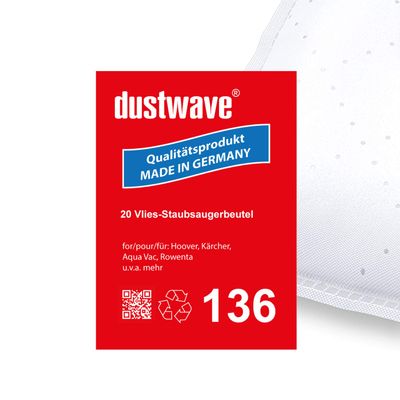 Megapack: 20 Dust Bags, Approx. 20 L, Compatible with Goblin Plus 1000