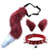 STAR FIRE Halloween Cosplay Fox Tail, Ears & Bell Collar Set, Adjustable Fox Tail (50-014, 50 cm) view 1