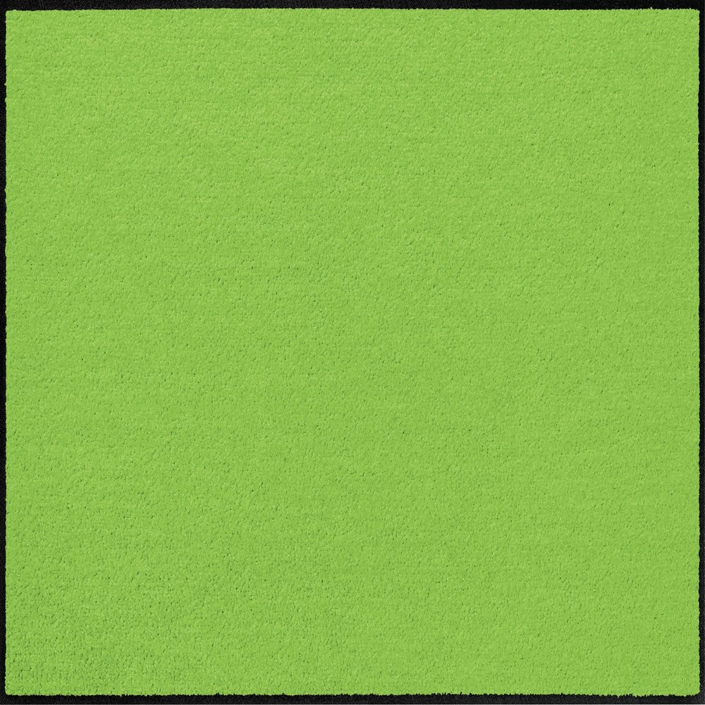Erwin Müller Mainz Doormat, Plain Apple Green, 75 x 120 cm