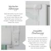 DECOLIA by Garesa Duo Roller Blind, No-Drill Clamp Mount, 95 x 150 cm, White Wave Design view 3
