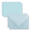 500 Individual Card-and-Envelope Sets, A7/C7, Light Blue view 1