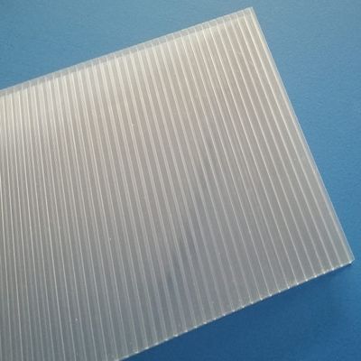 Greenhouse Replacement Twin-Wall Sheets, 6 mm Clear, Colorless, UV-Protected (L x W = 1250 x 700 mm)