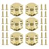 LBTODH Antique Latch, Buckle Closure for Jewelry Boxes, Gift Boxes, Dollhouses and Decorative Accessories (Gold) view 1