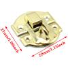LBTODH Antique Latch, Buckle Closure for Jewelry Boxes, Gift Boxes, Dollhouses and Decorative Accessories (Gold) view 2