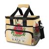 MONTOJ Rose Love Leakproof Lunch Bag with Wide-Opening Lid, 15 L view 1
