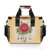 MONTOJ Rose Love Leakproof Lunch Bag with Wide-Opening Lid, 15 L view 2