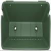 YMZ Green Rectangular Wall-Mounted Plastic Planter view 4