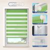 SBARTAR Green Double Roller Blind 80 x 150 cm (Fabric Width 80 cm) view 2