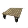 Heavy-Duty AluGrip-SV400 Plant Caddy, Up to 400 kg, Indoor/Outdoor, Aluminum, 400 x 400 mm view 1