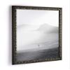 BIRAPA Mallorca Wooden Picture Frame, 21 x 28 cm, Black/Silver, with Anti-Glare Acrylic Glazing view 2
